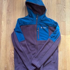 Cotopaxi Two-Tone Fleece Jacket in Blue and Purple